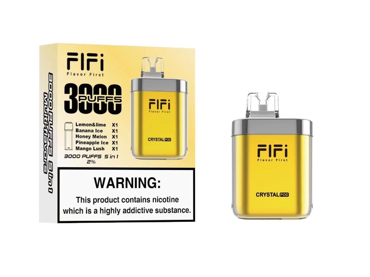 FiFi Crystal Pod 3000 Puffs Disposable Vape Pod 5 in 1 - Vape Villa