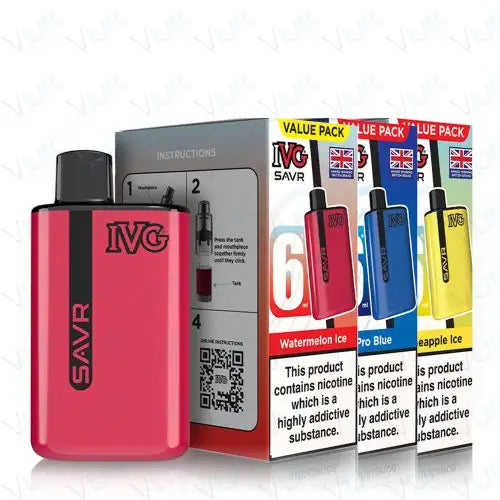 IVG SAVR Prefilled Pod Vape Kit Nicotine Strength 20mg