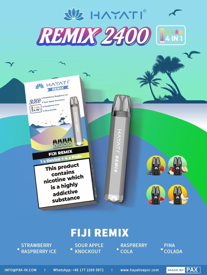 Hayati Remix 2400 Puffs 4 in 1 Disposable Vape Pod Kit - Vape Villa