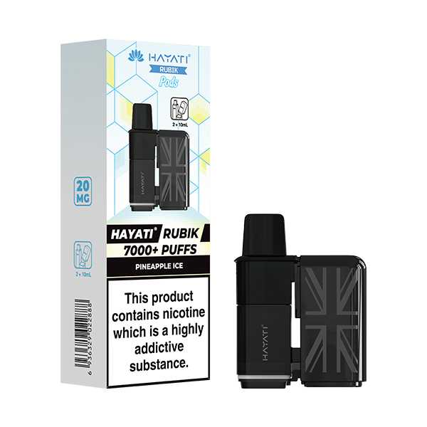 Hayati Rubik 7000 5‑Pod Replacement Box – Flavorful Vaping Pods