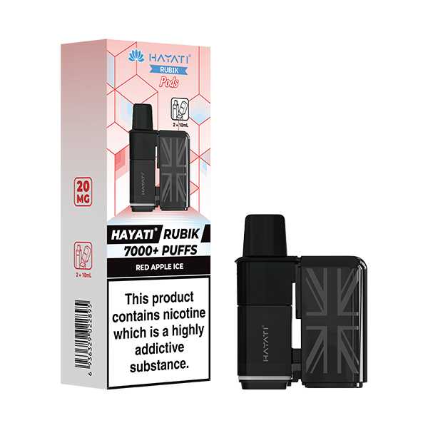 Hayati Rubik 7000 5‑Pod Replacement Box – Flavorful Vaping Pods