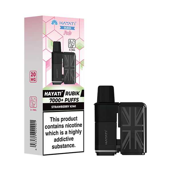 Hayati Rubik 7000 5‑Pod Replacement Box – Flavorful Vaping Pods