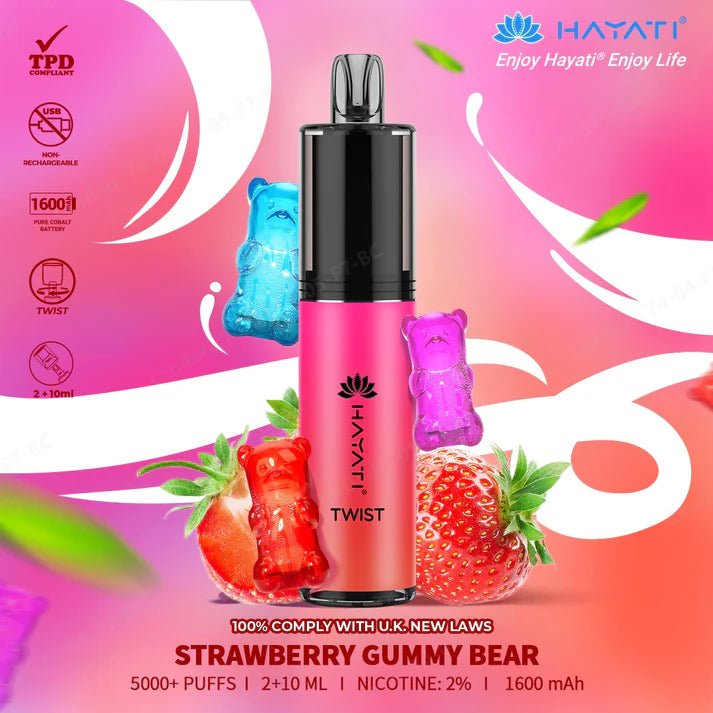 Hayati Twist 5500 Puffs Disposable Vape Pod Kit - Vape Villa