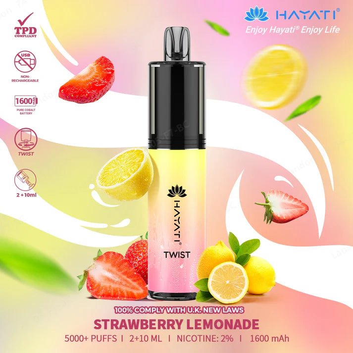 Hayati Twist 5500 Puffs Disposable Vape Pod Kit - Vape Villa