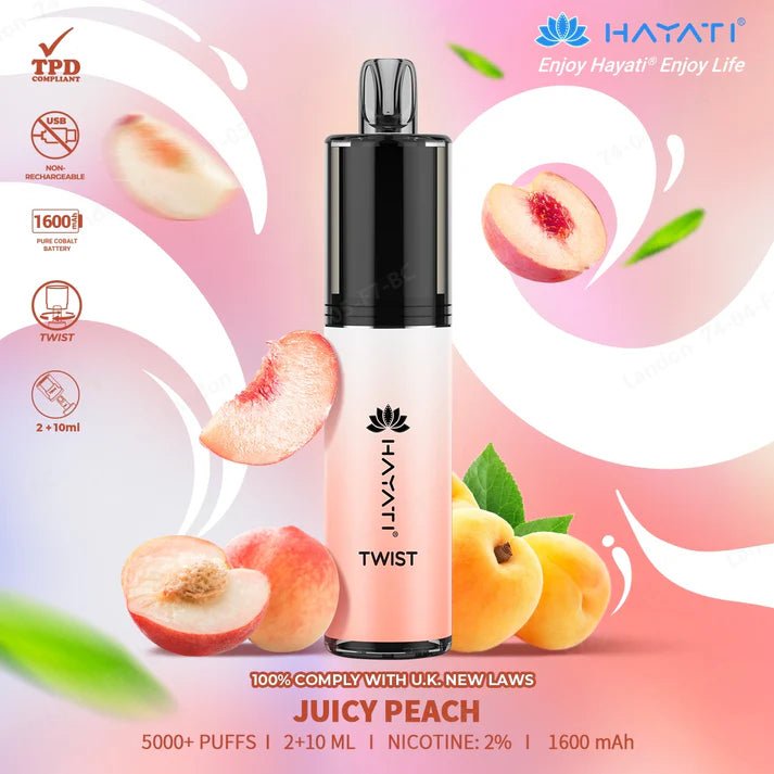 Hayati Twist 5500 Puffs Disposable Vape Pod Kit - Vape Villa