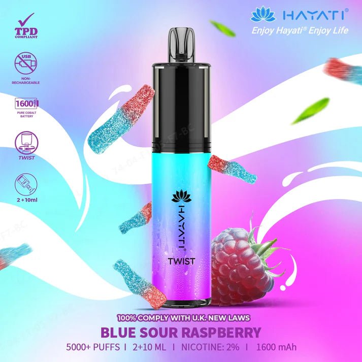 Hayati Twist 5500 Puffs Disposable Vape Pod Kit - Vape Villa