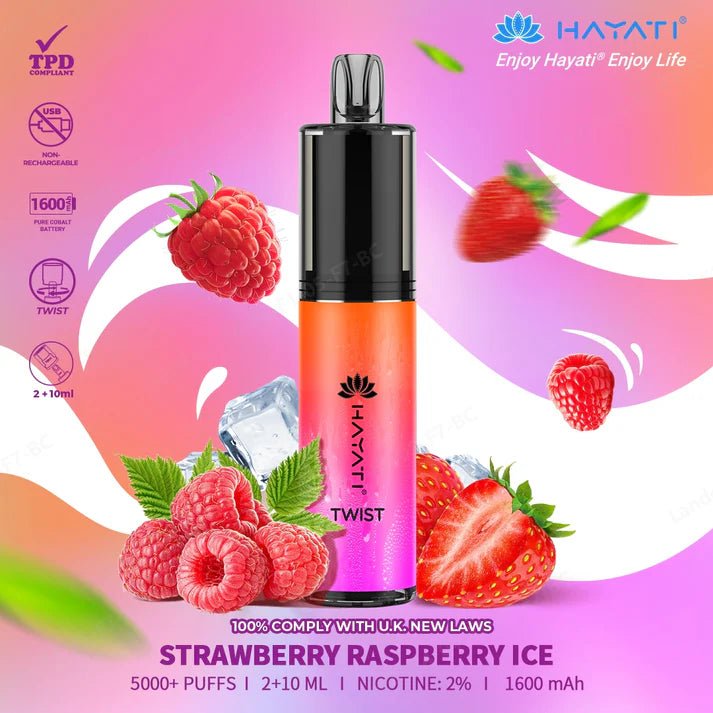 Hayati Twist 5500 Puffs Disposable Vape Pod Kit - Vape Villa