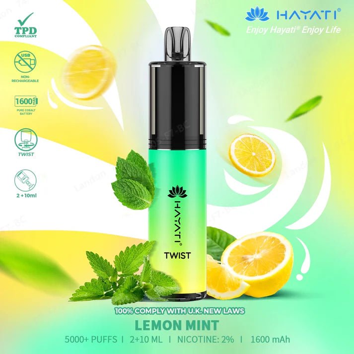 Hayati Twist 5500 Puffs Disposable Vape Pod Kit - Vape Villa