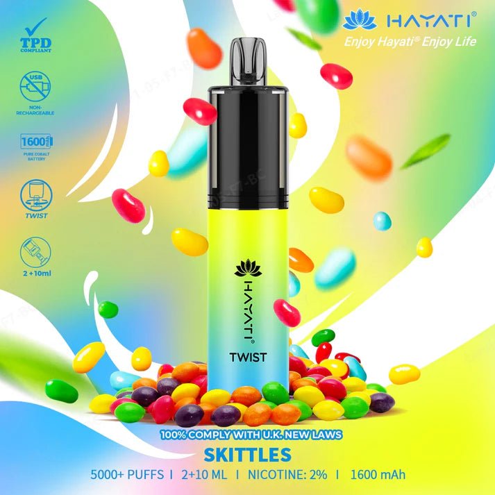 Hayati Twist 5500 Puffs Disposable Vape Pod Kit - Vape Villa