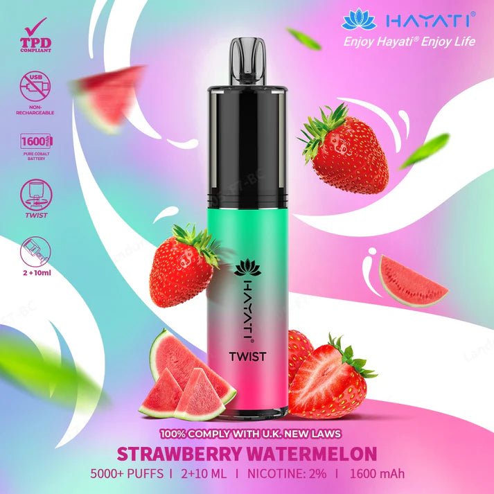 Hayati Twist 5500 Puffs Disposable Vape Pod Kit - Vape Villa