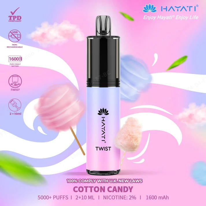 Hayati Twist 5500 Puffs Disposable Vape Pod Kit - Vape Villa