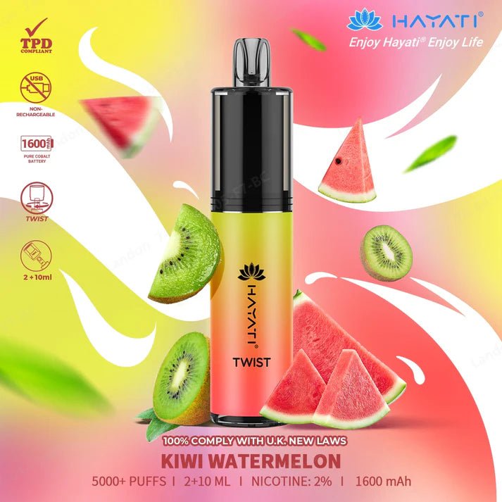 Hayati Twist 5500 Puffs Disposable Vape Pod Kit - Vape Villa