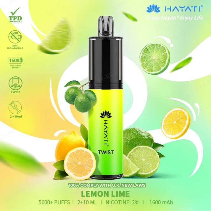 Hayati Twist 5500 Puffs Disposable Vape Pod Kit - Vape Villa