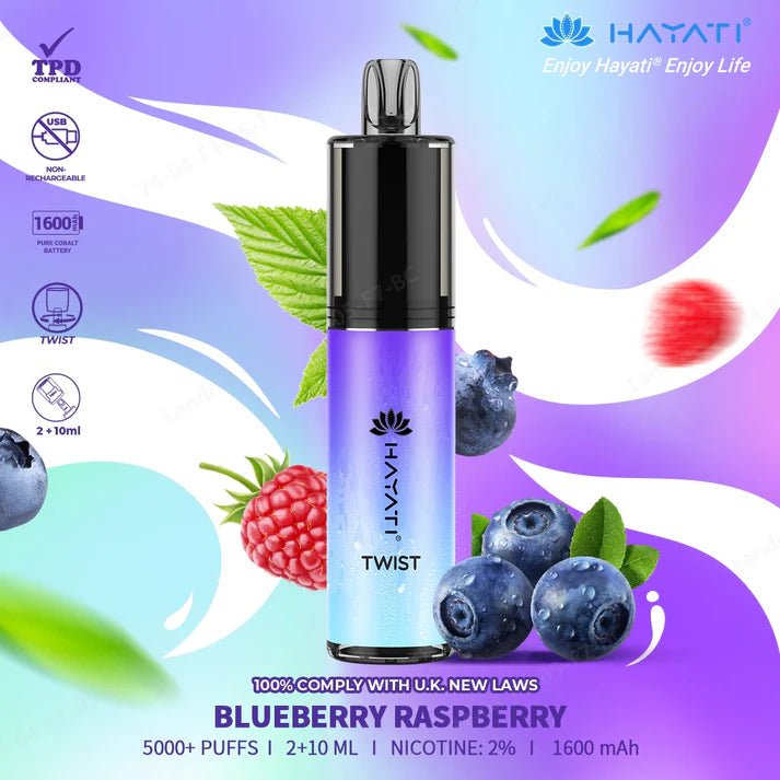 Hayati Twist 5500 Puffs Disposable Vape Pod Kit - Vape Villa