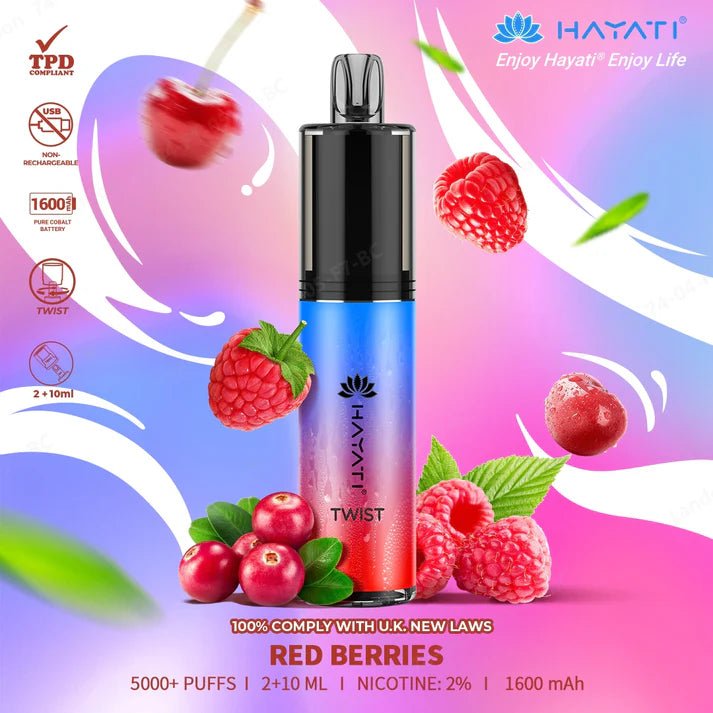 Hayati Twist 5500 Puffs Disposable Vape Pod Kit - Vape Villa