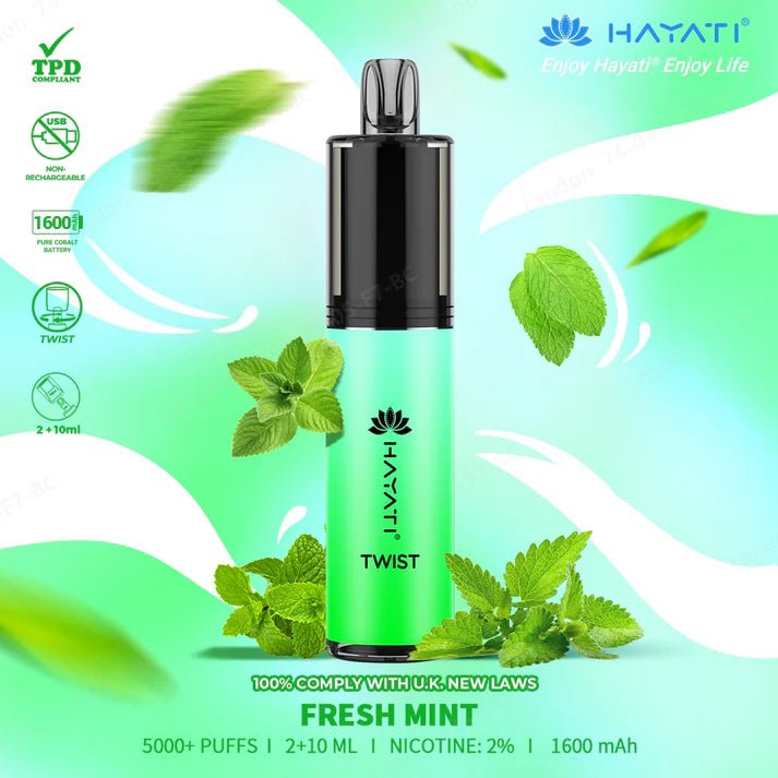 Hayati Twist 5500 Puffs Disposable Vape Pod Kit - Vape Villa