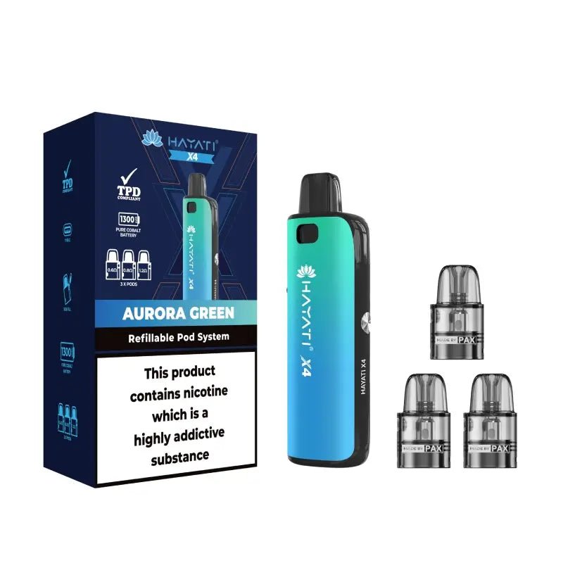 Hayati X4 Refillable Pod Vape Kit Device - Vape Villa