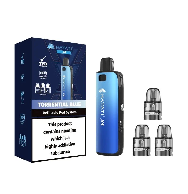 Hayati X4 Refillable Pod Vape Kit Device - Vape Villa