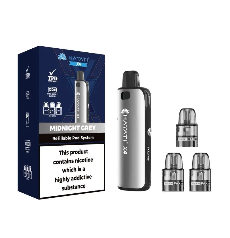 Hayati X4 Refillable Pod Vape Kit Device - Vape Villa