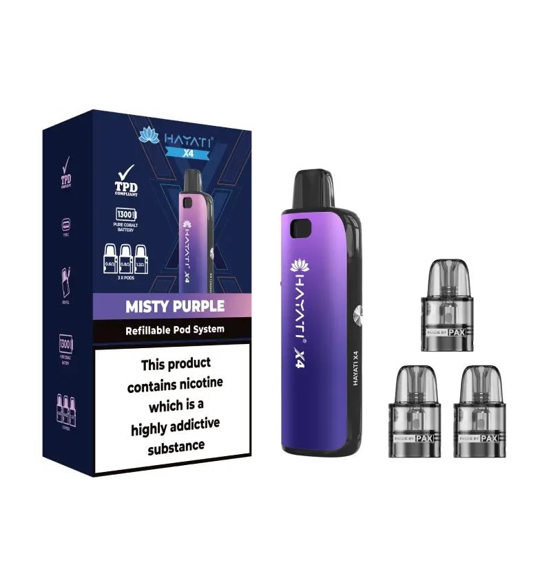 Hayati X4 Refillable Pod Vape Kit Device - Vape Villa