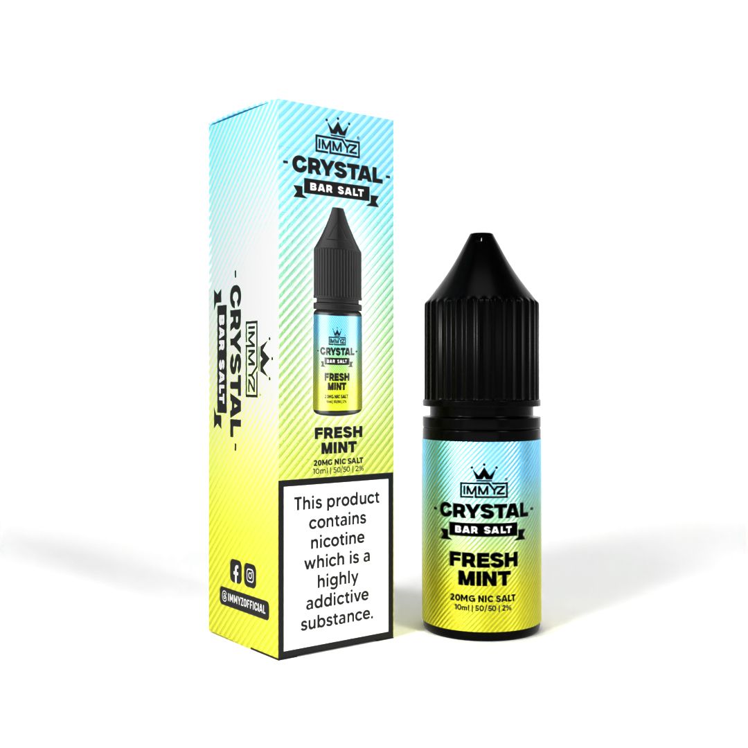 IMMYZ Crystal Bar Nic Salt 10ml E - liquid Pack of 10 - Vape Villa