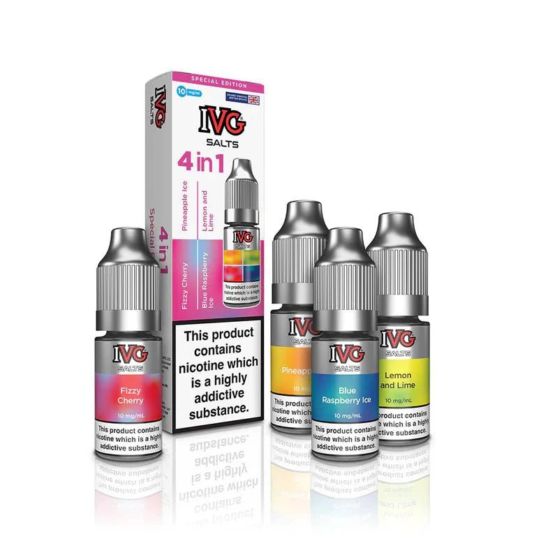 IVG 4 in 1 Nic Salt 10ml E - liquids - Vape Villa