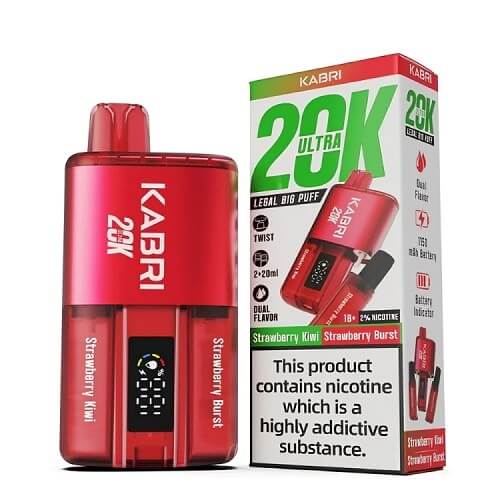 Kabri 20000 Ultra Bar 2 in 1 Disposable Vape Device 20MG - Box of 5 - Vape Villa