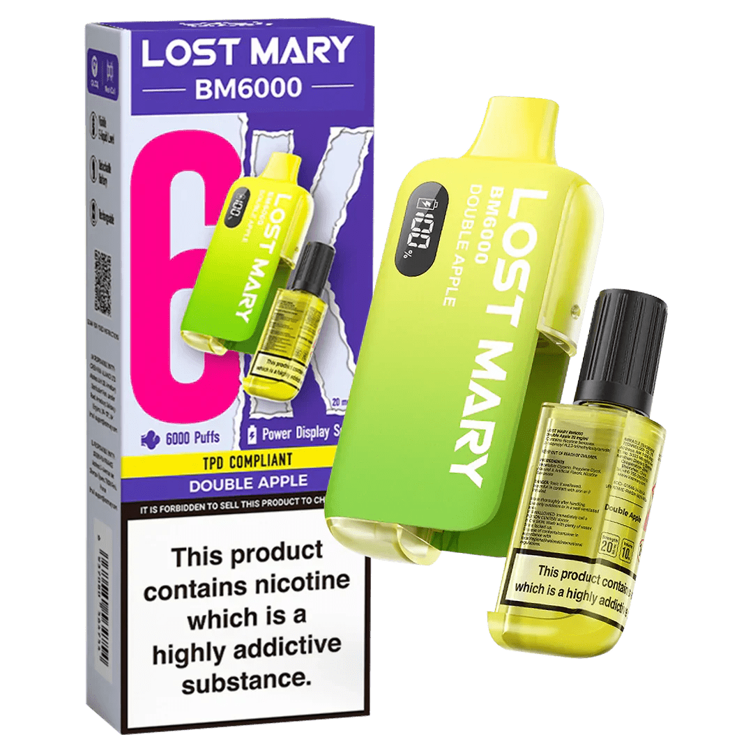 Lost Mary BM6000 Prefilled Disposable Vape Kit (Box of 5) - Vape Villa