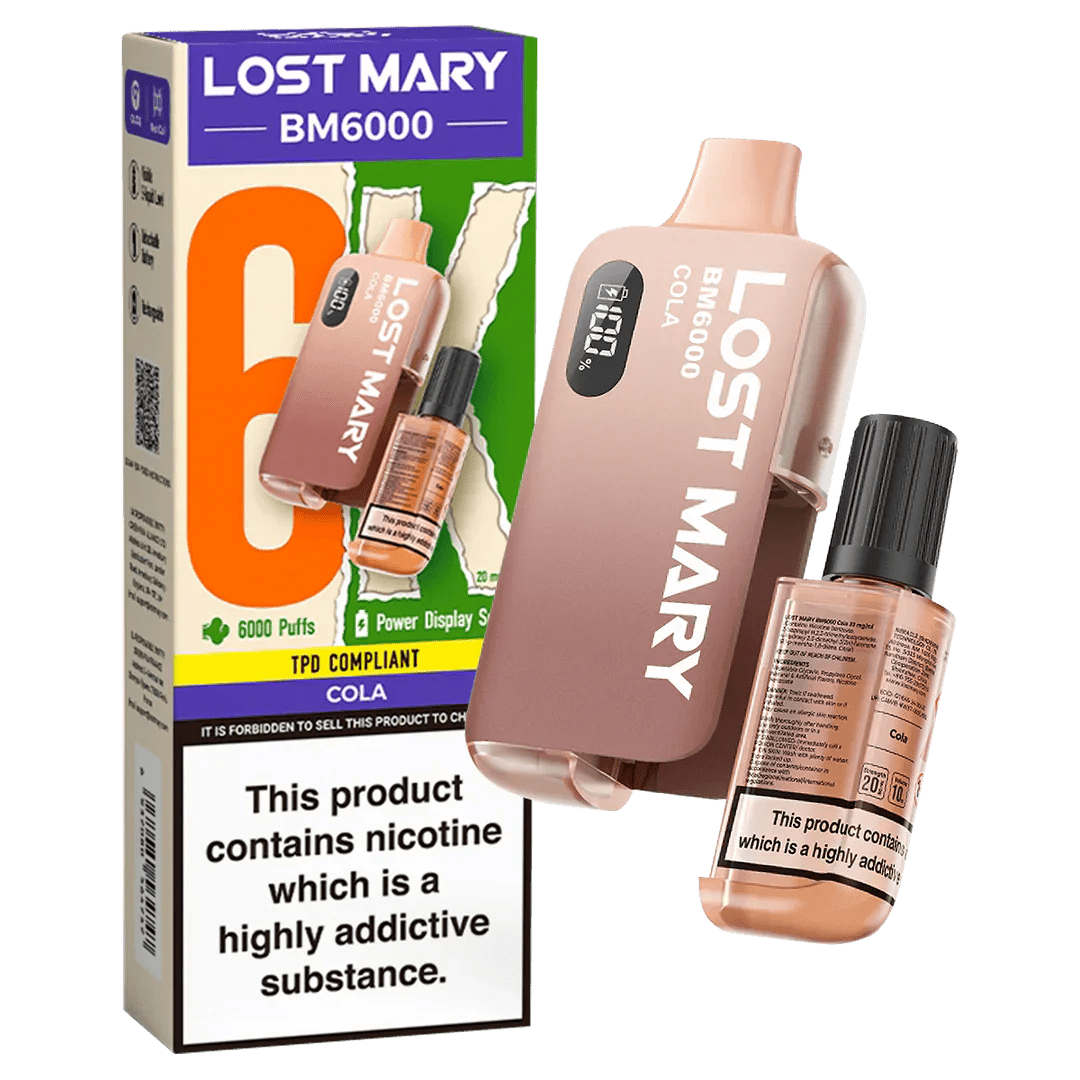 Lost Mary BM6000 Prefilled Disposable Vape Kit (Box of 5) - Vape Villa