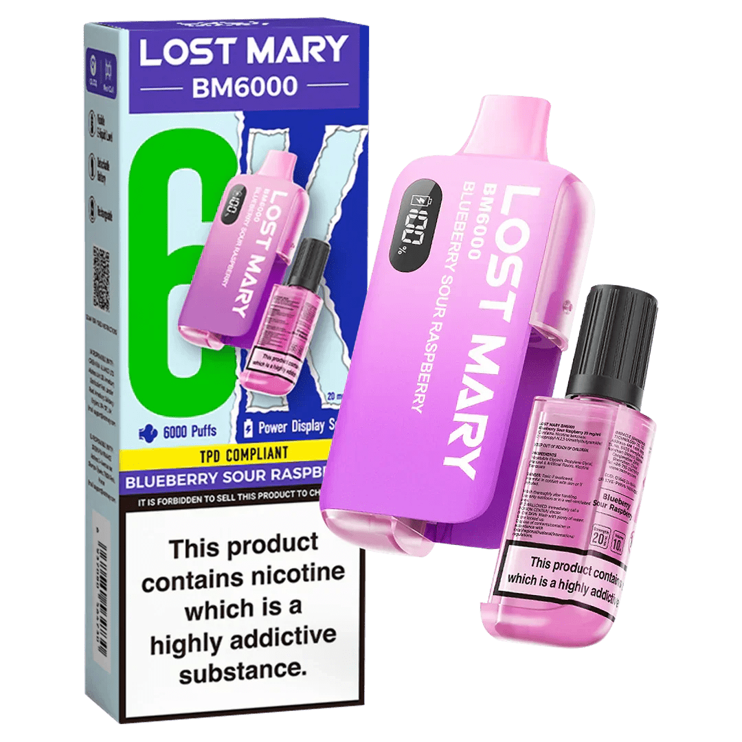 Lost Mary BM6000 Prefilled Disposable Vape Kit - Vape Villa