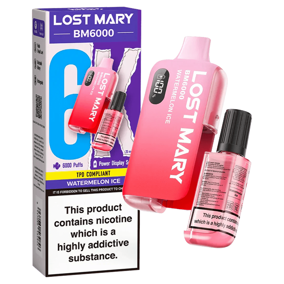 Lost Mary BM6000 Prefilled Disposable Vape Kit - Vape Villa