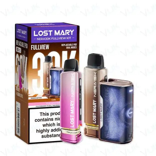 Lost Mary Nera 30K Fullview Prefilled Pod Kit - Vape Villa