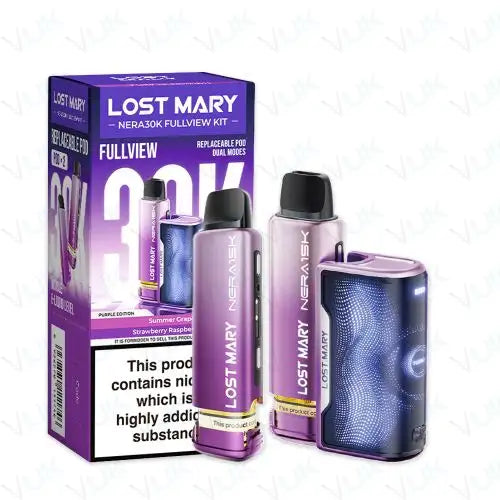 Lost Mary Nera 30K Fullview Prefilled Pod Kit - Vape Villa