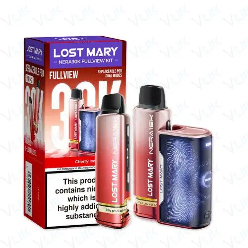 Lost Mary Nera 30K Fullview Prefilled Pod Kit - Vape Villa