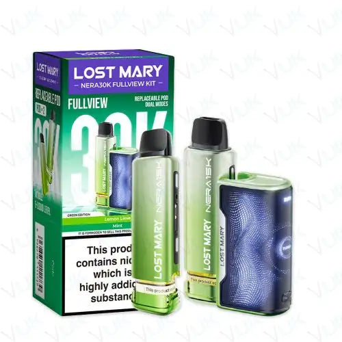 Lost Mary Nera 30K Fullview Prefilled Pod Kit - Vape Villa