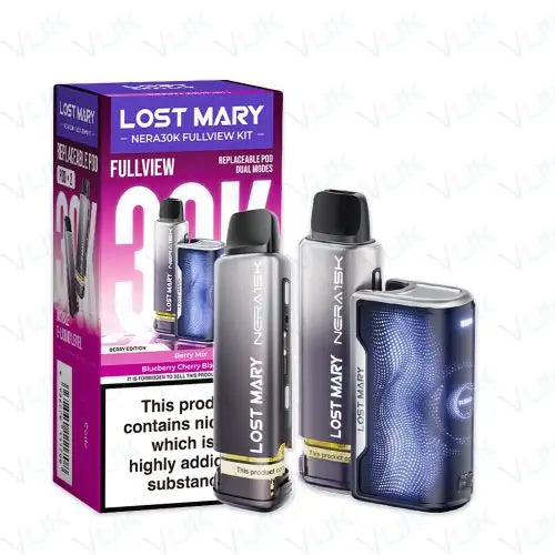 Lost Mary Nera 30K Fullview Prefilled Pod Kit - Vape Villa