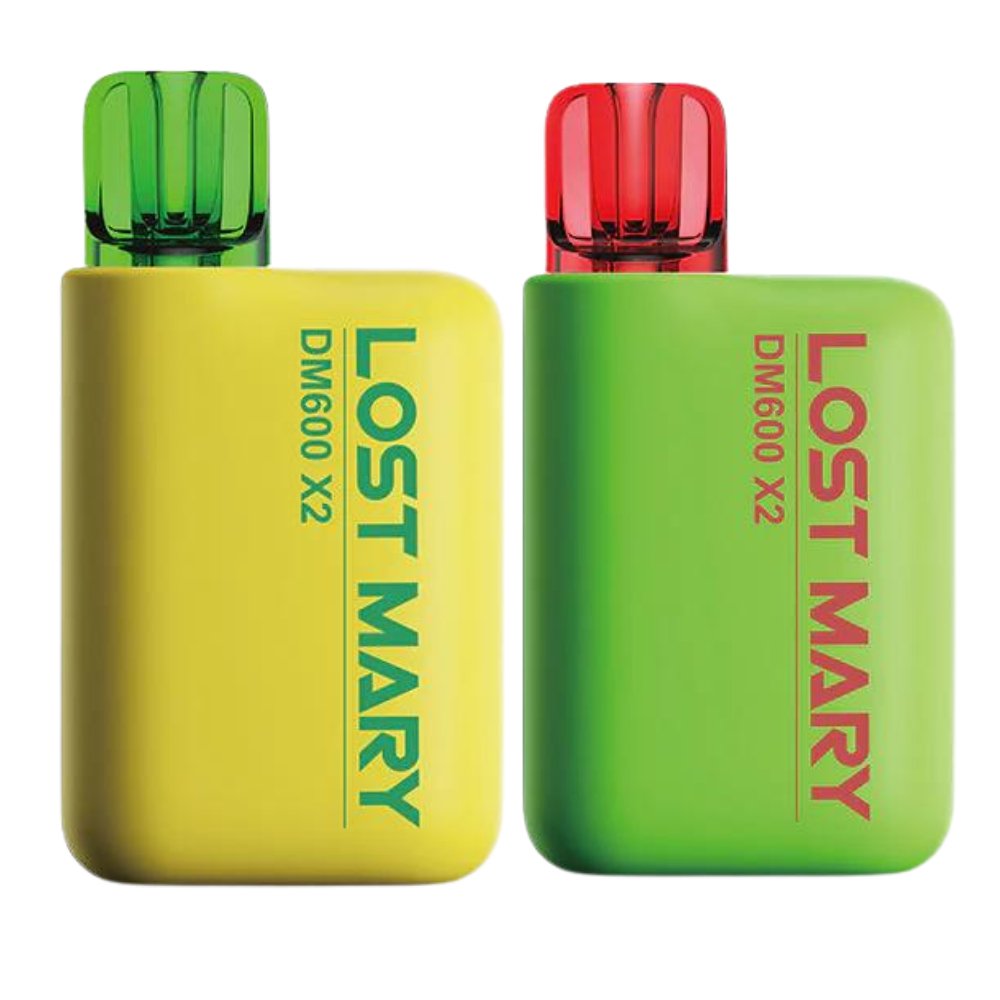 Lost Mary DM600 X2 1200‑Puff Disposable Vape Pod – 10 Flavours Box