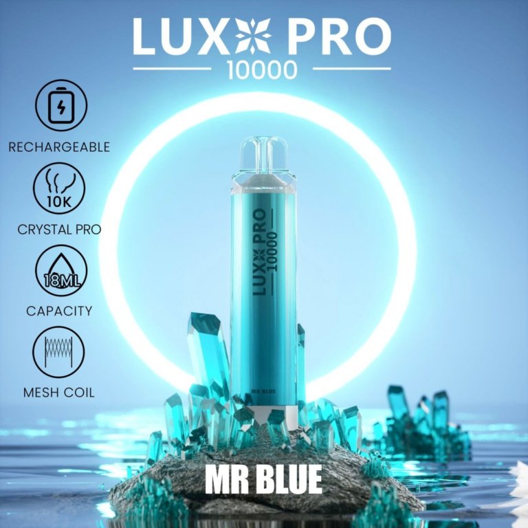 Lux Pro 10000 Puffs Alloy Mesh Disposable Vape Device - Vape Villa