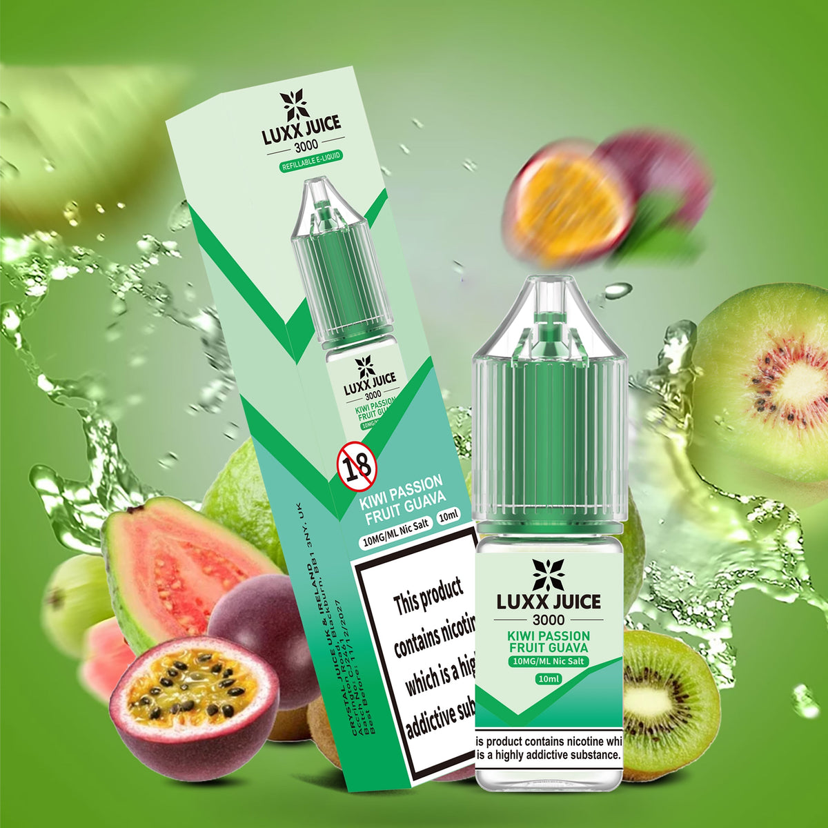 Luxxe Juice 3000 Nic Salts 10ml E - liquids Box of 10 - Vape Villa