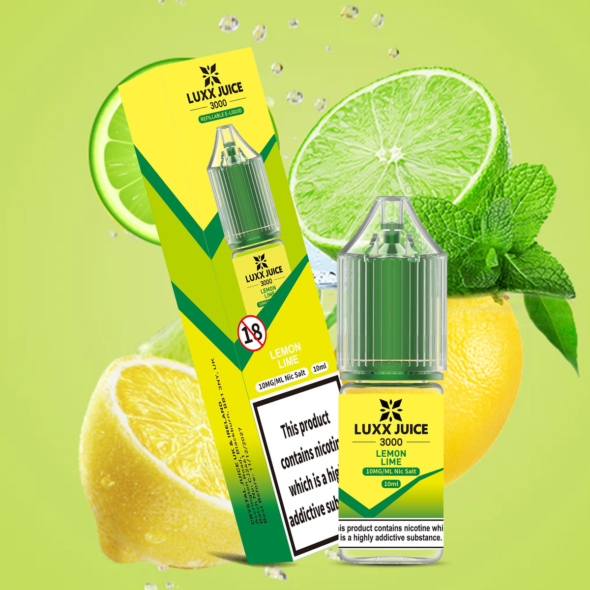 Luxxe Juice 3000 Nic Salts 10ml E - liquids Box of 10 - Vape Villa