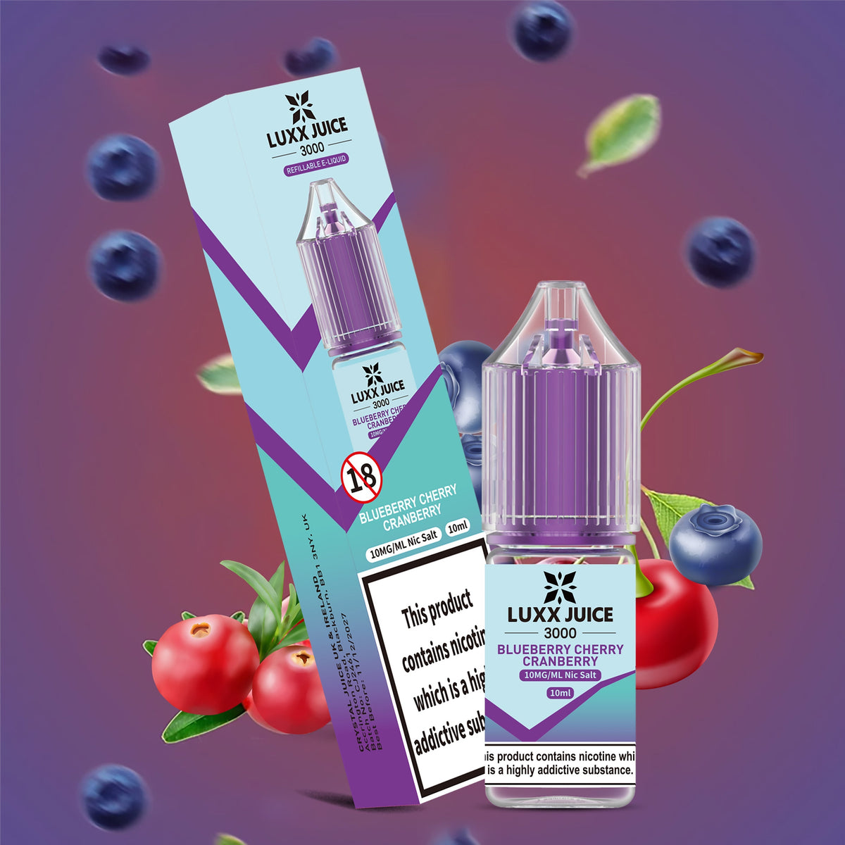 Luxxe Juice 3000 Nic Salts 10ml E - liquids Box of 10 - Vape Villa