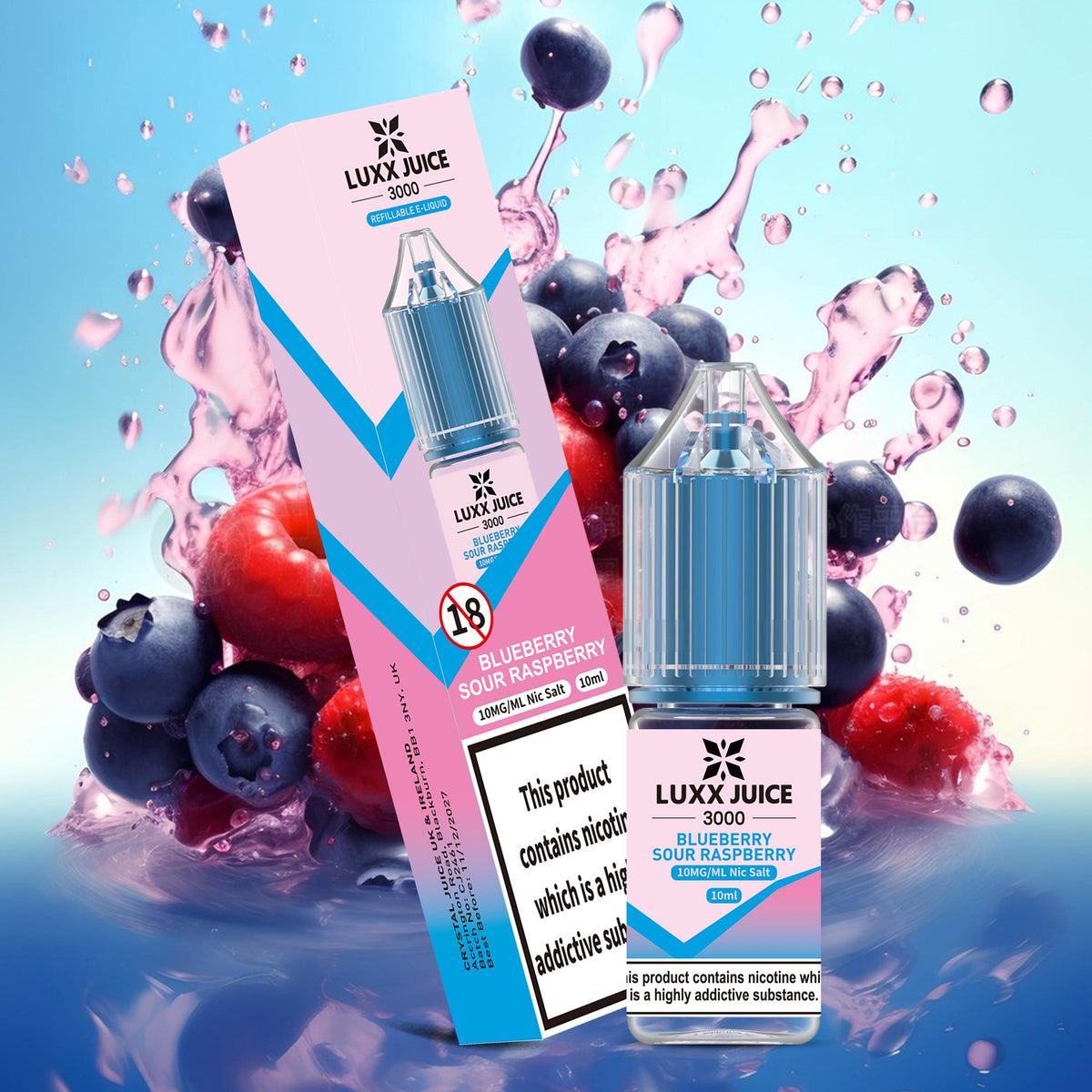 Luxxe Juice 3000 Nic Salts 10ml E - liquids Box of 10 - Vape Villa