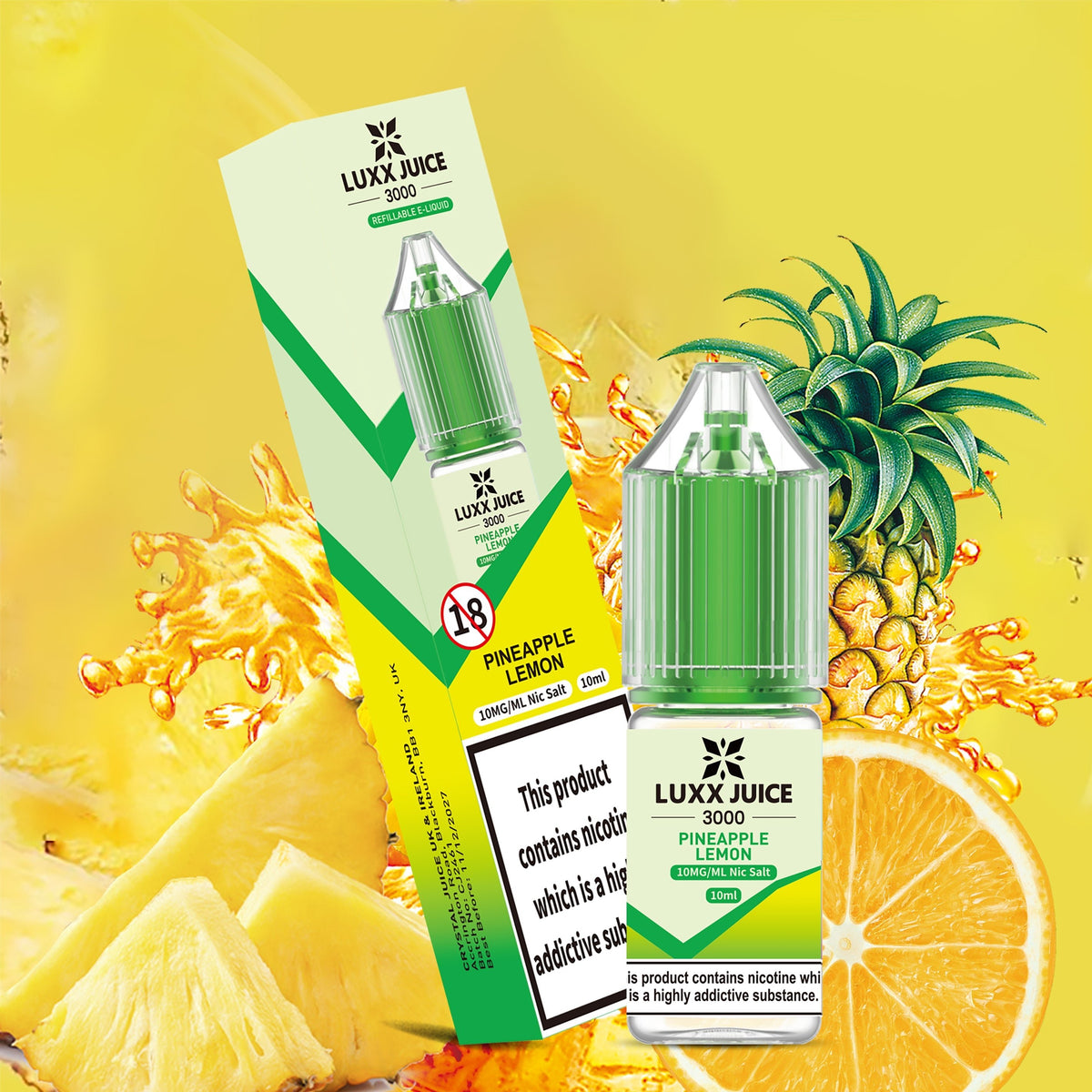 Luxxe Juice 3000 Nic Salts 10ml E - liquids Box of 10 - Vape Villa