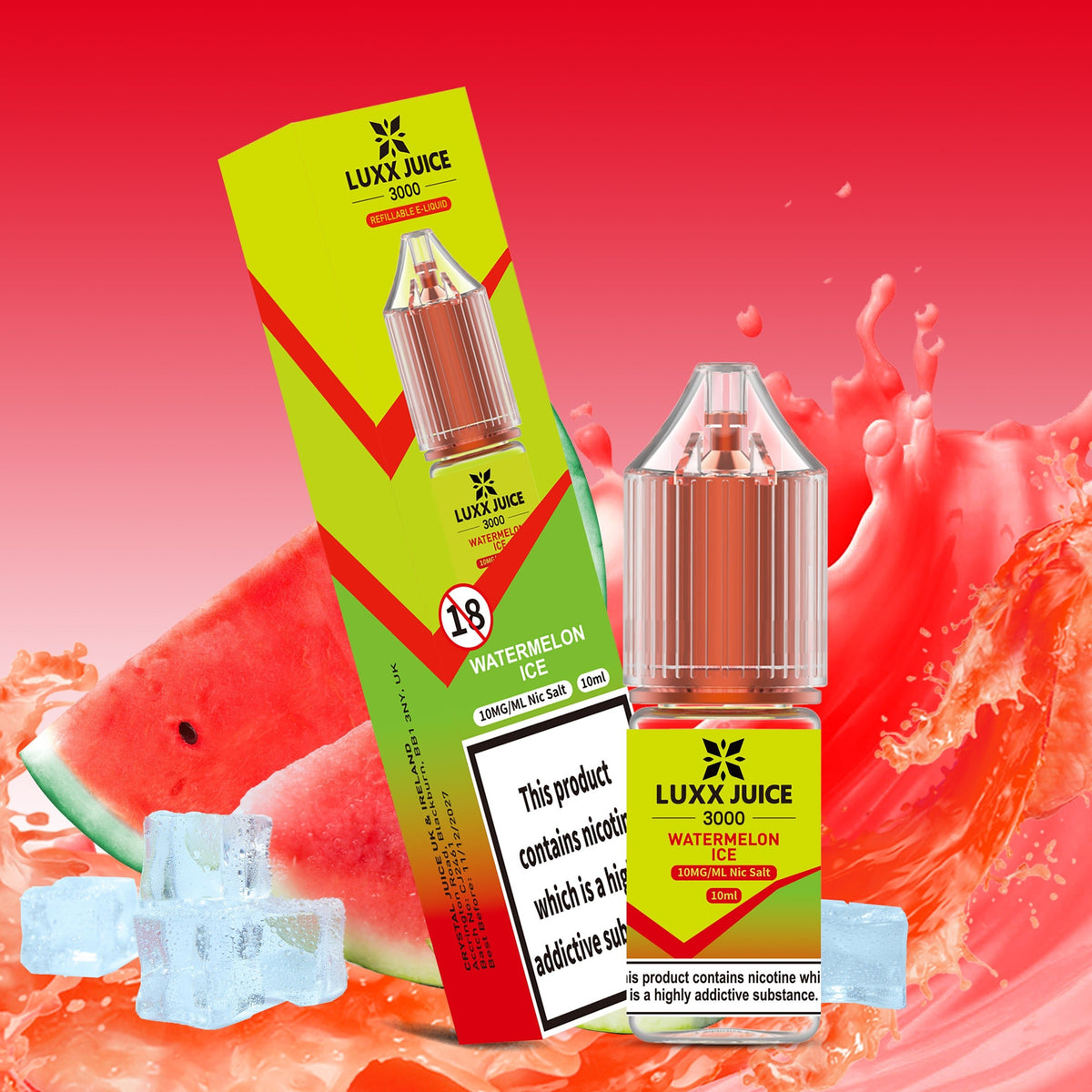 Luxxe Juice 3000 Nic Salts 10ml E - liquids Box of 10 - Vape Villa