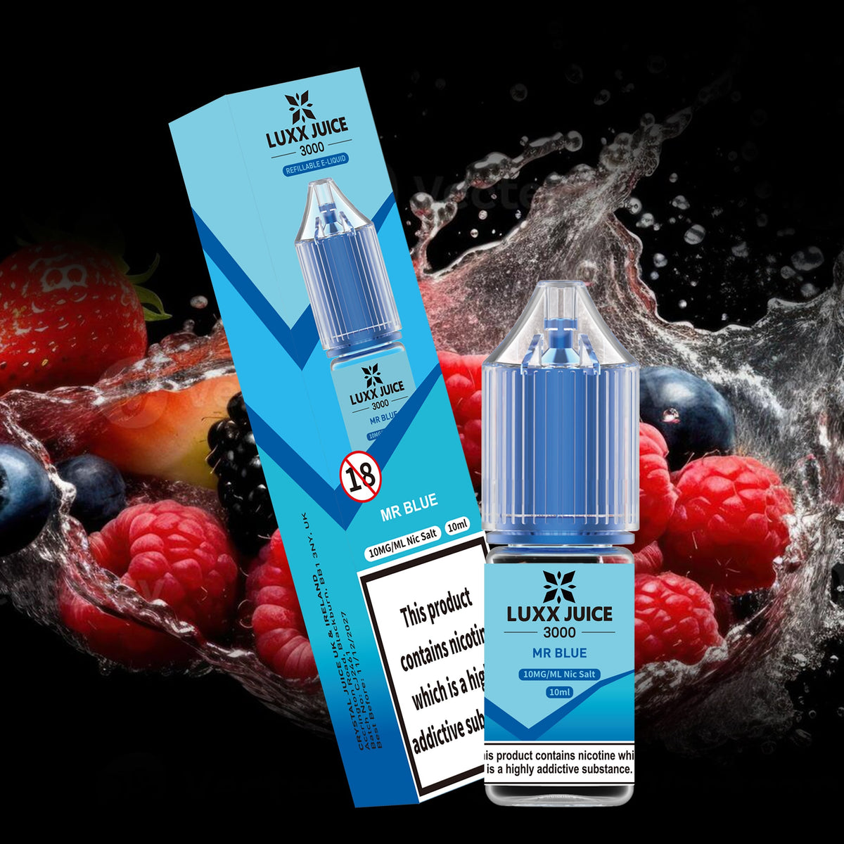 Luxxe Juice 3000 Nic Salts 10ml E - liquids Box of 10 - Vape Villa