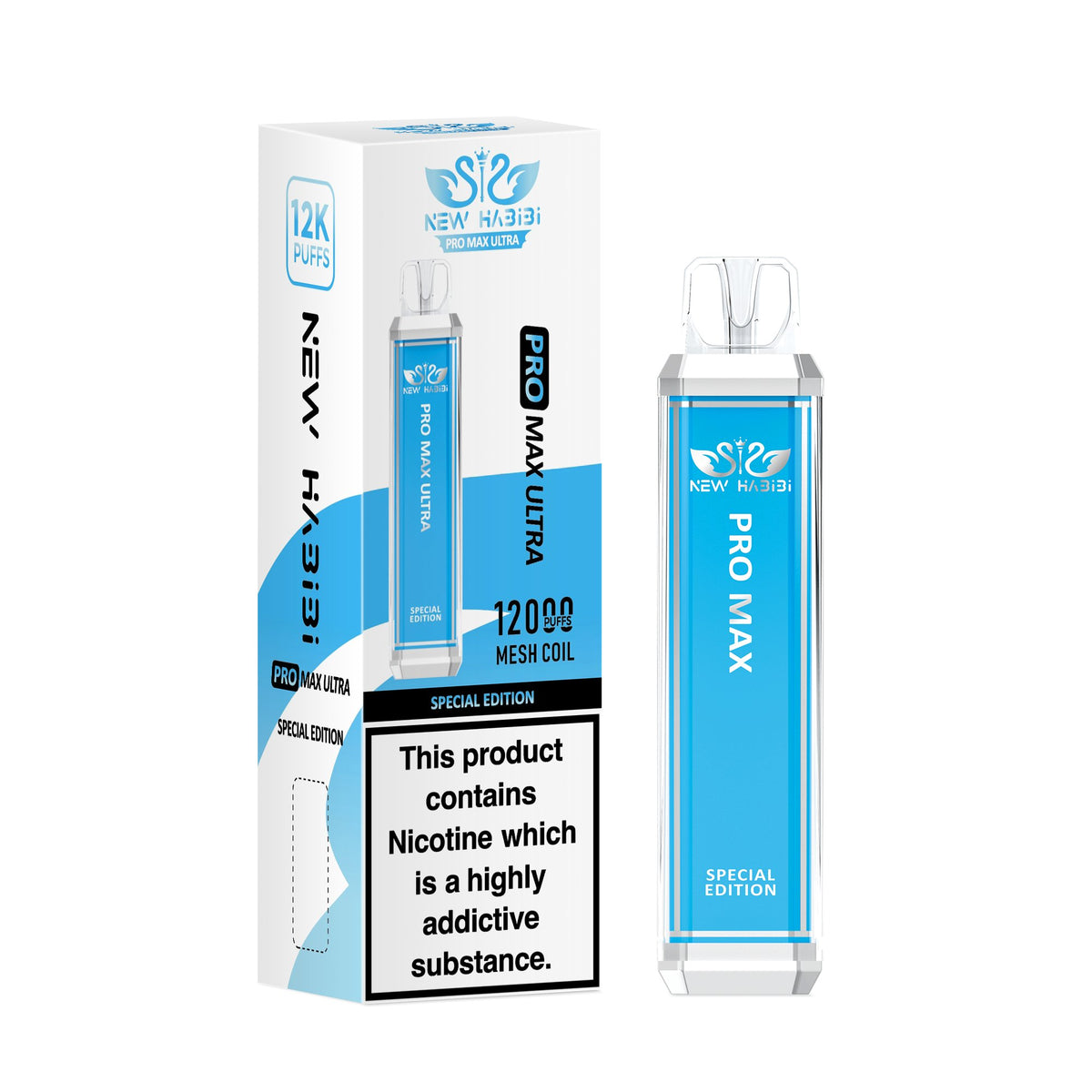 New Habibi Pro Max Ultra 12000 Puffs Disposable Vape - Vape Villa