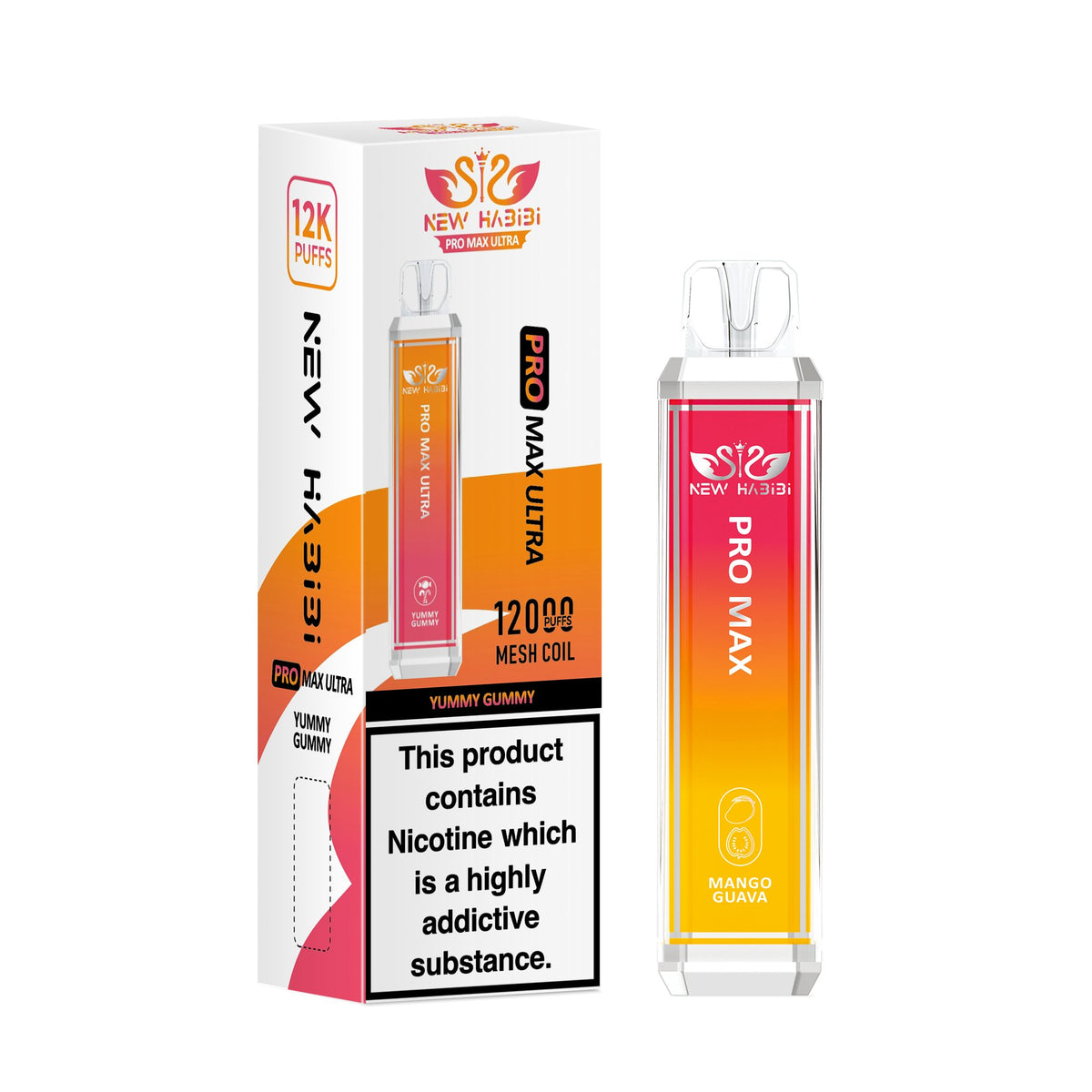 New Habibi Pro Max Ultra 12000 Puffs Disposable Vape - Vape Villa