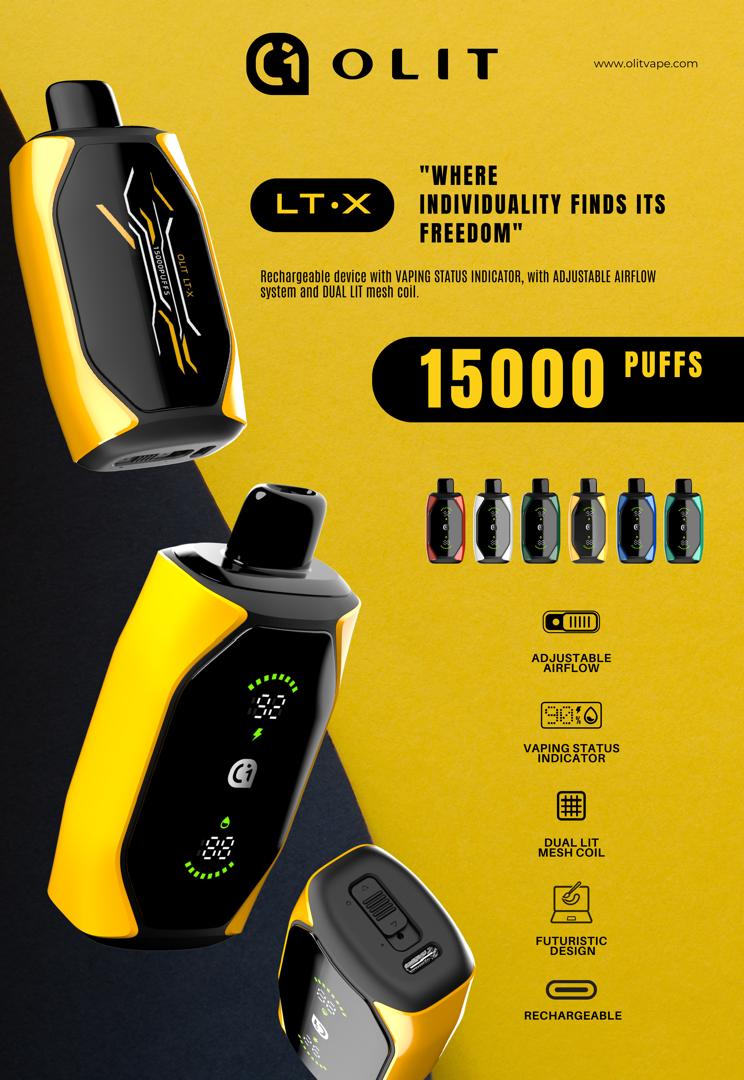 Olit LT.X 15000 Puffs Disposable Vape - Vape Villa