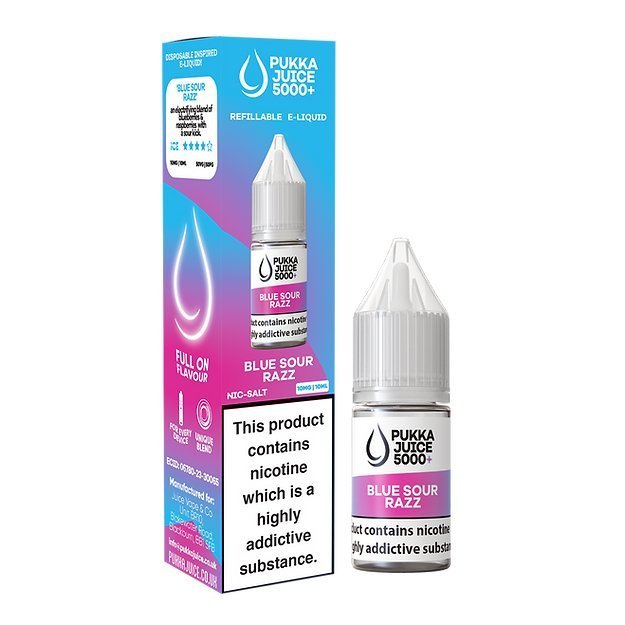 Pukka Juice 5000+ Nic Salts 10ml - Box of 10 - Vape Villa