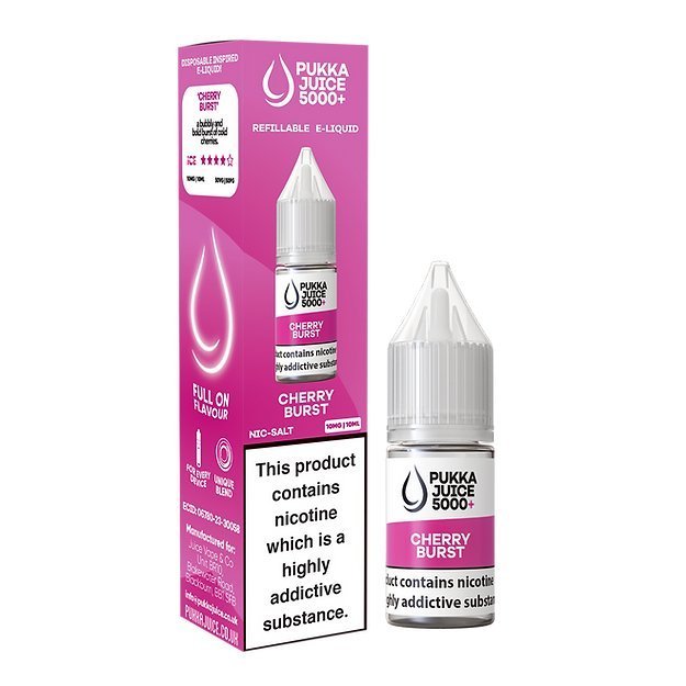 Pukka Juice 5000+ Nic Salts 10ml - Box of 10 - Vape Villa